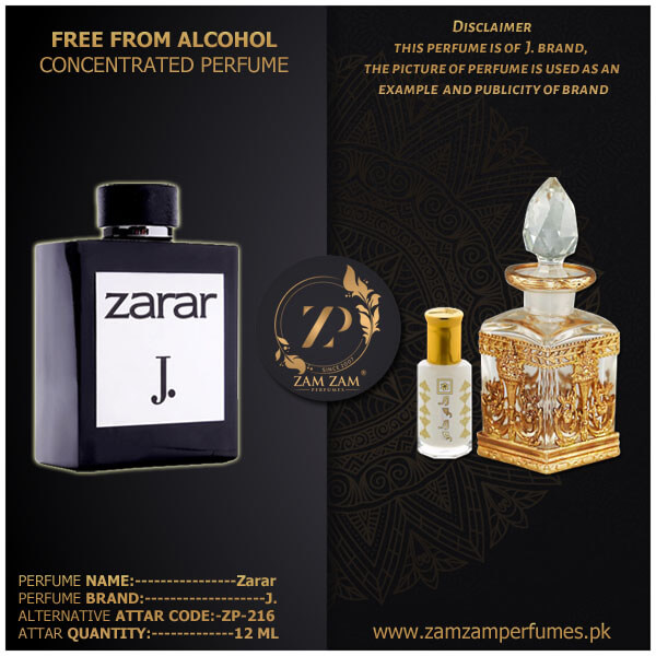 J. Zarar Original Attar Perfume